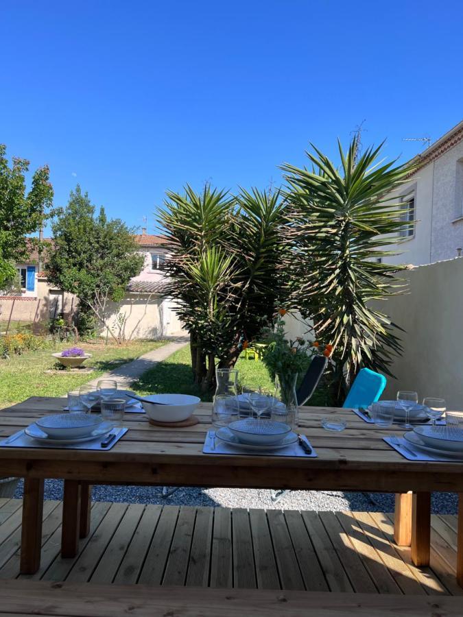 Charmante Maison Climatisee Avec Piscine Au Calme A Carcassonne Ngoại thất bức ảnh