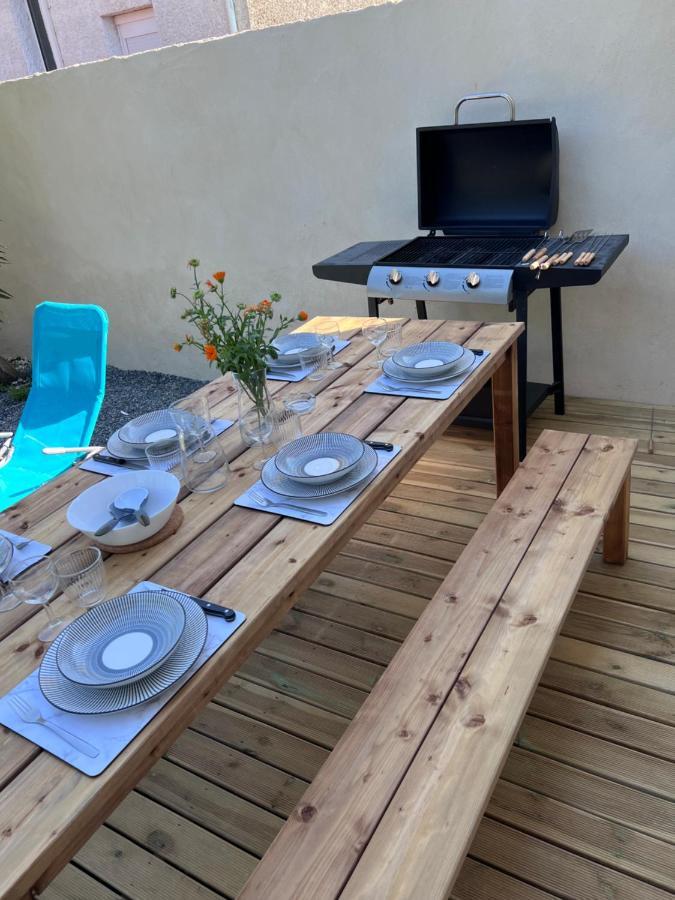 Charmante Maison Climatisee Avec Piscine Au Calme A Carcassonne Ngoại thất bức ảnh